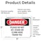 Signmission Please Do Not Sit Stand Or Climb Here Thank You, 5 in W x Rectangle, Vinyl Decal OS-2PACK-DS-D-35-L-2106 - alternate 5